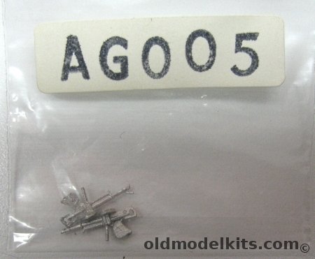 Aeroclub 1/72 Vickers K Machine Guns (2) - .30 Caliber, G005 plastic model kit